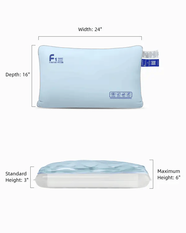 SleepPro Cooling Zero-Gravity Floating Pillow